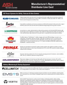 Ash Battery Line Card